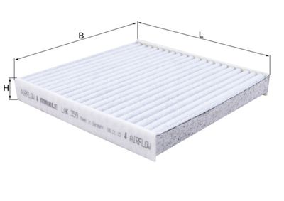 Filtrs, Salona telpas gaiss KNECHT LAK 359