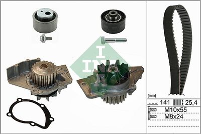 Ūdenssūknis + Zobsiksnas komplekts Schaeffler INA 530 0470 30