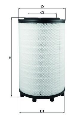 Воздушный фильтр KNECHT LX 3582