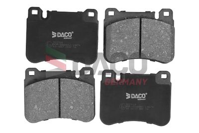 Комплект тормозных колодок, дисковый тормоз DACO 322318