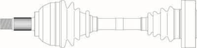 Приводной вал GENERAL RICAMBI AR3067