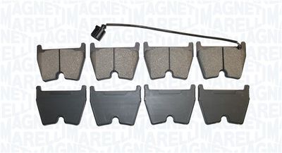 Bremžu uzliku kompl., Disku bremzes MAGNETI MARELLI 363916061291