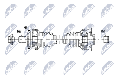 Приводной вал NTY NPW-ME-194