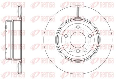 Bremžu diski REMSA 61494.10