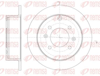 Тормозной диск REMSA 6757.00