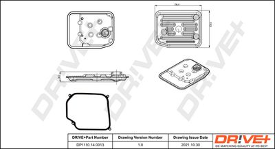Hidrofiltru komplekts, Automātiskā pārnesumkārba Dr!ve+ DP1110.14.0013