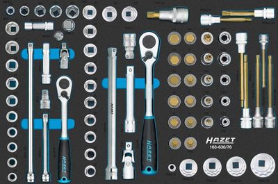 Instrumentu komplekts HAZET 163-630/76