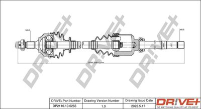 Приводной вал Dr!ve+ DP2110.10.0266