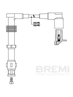 Augstsprieguma vads BREMI 189/84