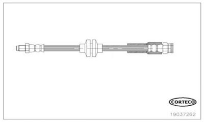 Bremžu šļūtene CORTECO 19037262