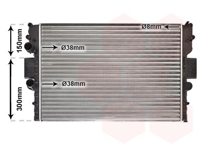 Radiators, Motora dzesēšanas sistēma VAN WEZEL 28002087