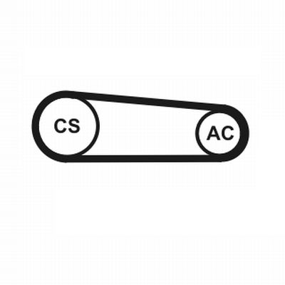 Ķīļrievu siksnu komplekts CONTINENTAL CTAM 4PK917 ELAST T1