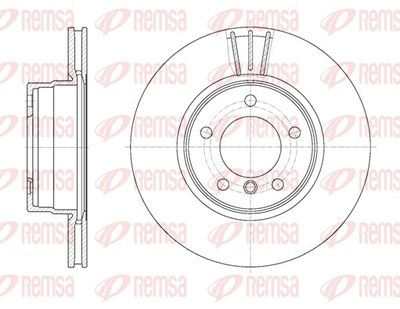 Тормозной диск REMSA 6653.10