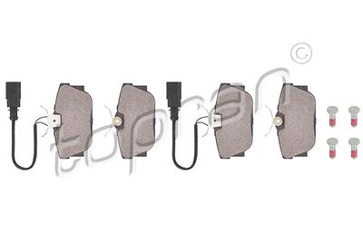 Bremžu uzliku kompl., Disku bremzes TOPRAN 109 473