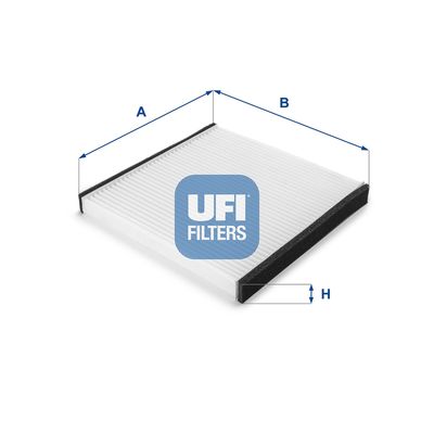 Фильтр, воздух во внутренном пространстве UFI 53.103.00