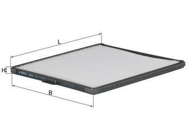 Фильтр, воздух во внутренном пространстве KNECHT LA 624