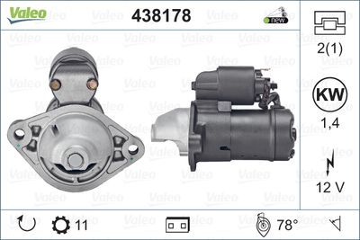 Starteris VALEO 438178