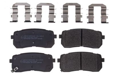 Комплект тормозных колодок, дисковый тормоз DENCKERMANN B111610