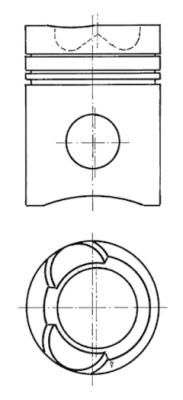 Поршень KOLBENSCHMIDT 90081600