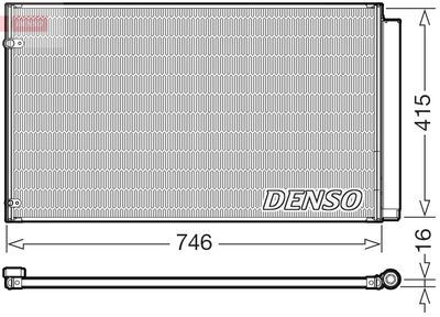 Конденсатор, кондиционер DENSO DCN51017