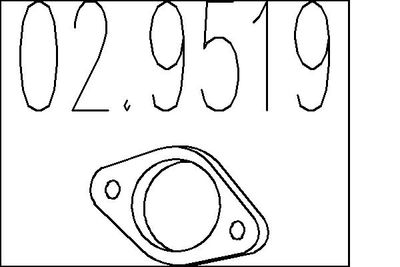 Blīve, Izplūdes caurule MTS 02.9519