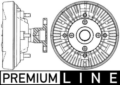 Sajūgs, Radiatora ventilators MAHLE CFC 234 000P