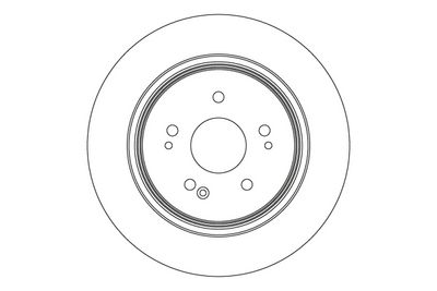 Тормозной диск TRW DF6730