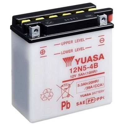 Startera akumulatoru baterija YUASA 12N5-4B