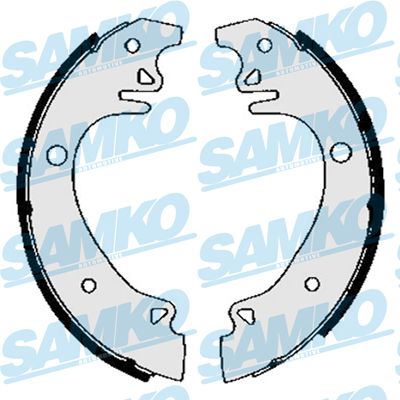 Bremžu loku komplekts SAMKO 82870