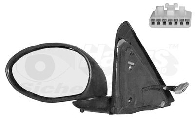 Ārējais atpakaļskata spogulis VAN WEZEL 0147817