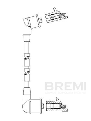 Augstsprieguma vads BREMI 6A07F20