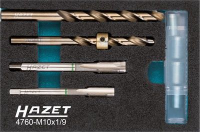 Vītņgriešanas instrumentu komplekts, Kvēlsvece HAZET 4760-M10X1/9