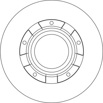 Тормозной диск TRW DF6558S