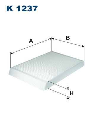 Фильтр, воздух во внутренном пространстве FILTRON K 1237