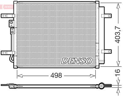 Конденсатор, кондиционер DENSO DCN41025