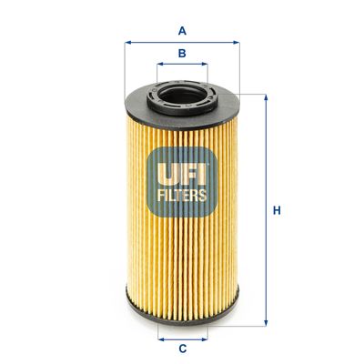 Eļļas filtrs UFI 25.070.00