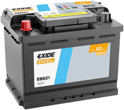 Стартерная аккумуляторная батарея EXIDE EB621