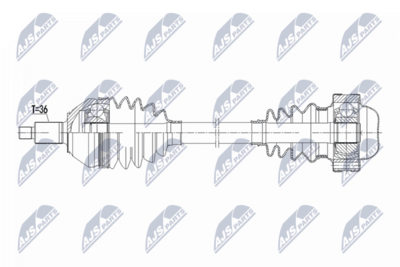 Приводной вал NTY NPW-VW-246