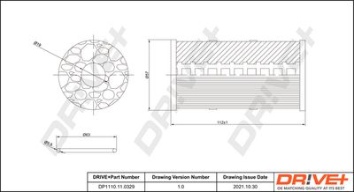 Масляный фильтр Dr!ve+ DP1110.11.0329
