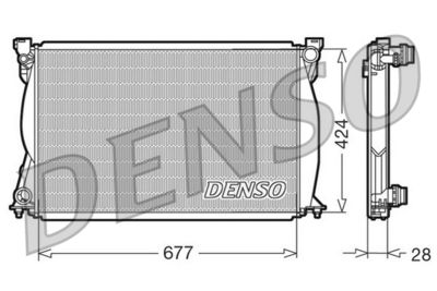 Radiators, Motora dzesēšanas sistēma DENSO DRM02038