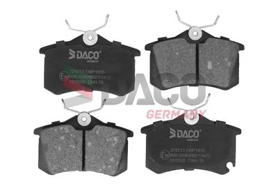 Комплект тормозных колодок, дисковый тормоз DACO 324213