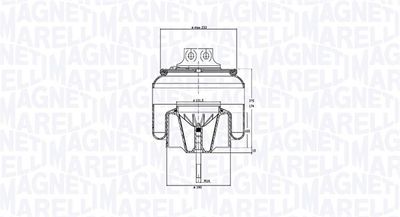 Pneimoatsperes spilvens, Pneimopiekare MAGNETI MARELLI 030607020273