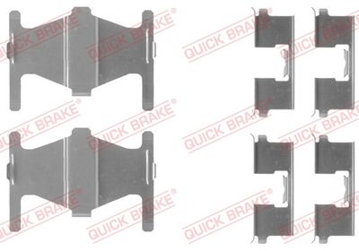 Piederumu komplekts, Disku bremžu uzlikas QUICK BRAKE 109-1204