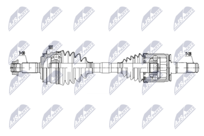 Piedziņas vārpsta NTY NPW-MS-110