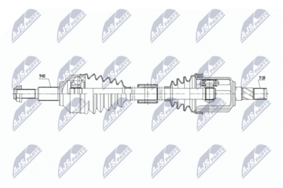 Приводной вал NTY NPW-CH-158
