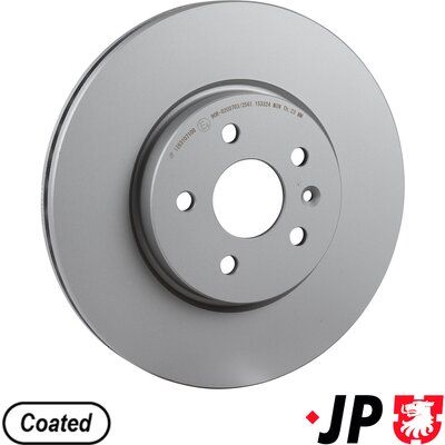 Тормозной диск JP GROUP 1263107100