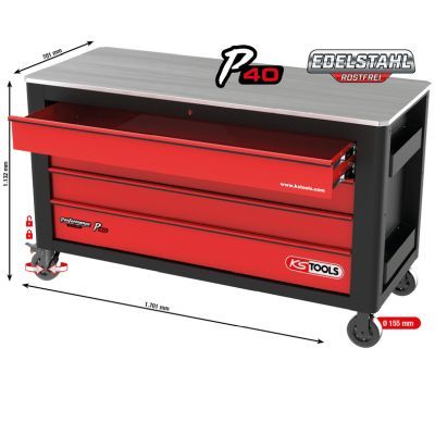 Instrumentu ratiņi KS TOOLS 873.6008