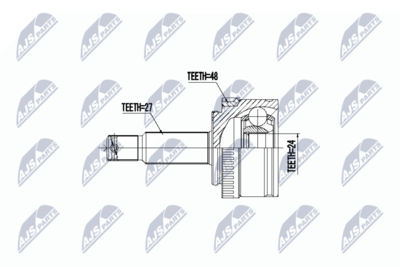 Šarnīru komplekts, Piedziņas vārpsta NTY NPZ-HY-552
