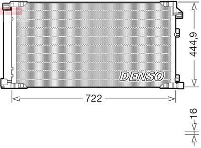 Конденсатор, кондиционер DENSO DCN51019