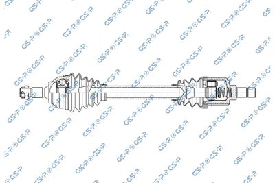 Piedziņas vārpsta GSP 202736